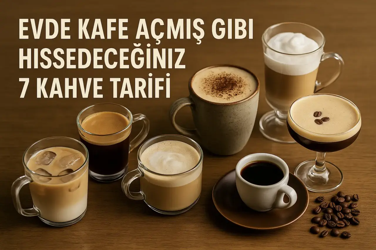 Evde Kafe Açmış Gibi Hissedeceğiniz 7 Kahve Tarifi