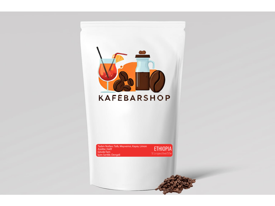 Ethiopia-Yirgacheffe-Çekirdek Kahve-250gr