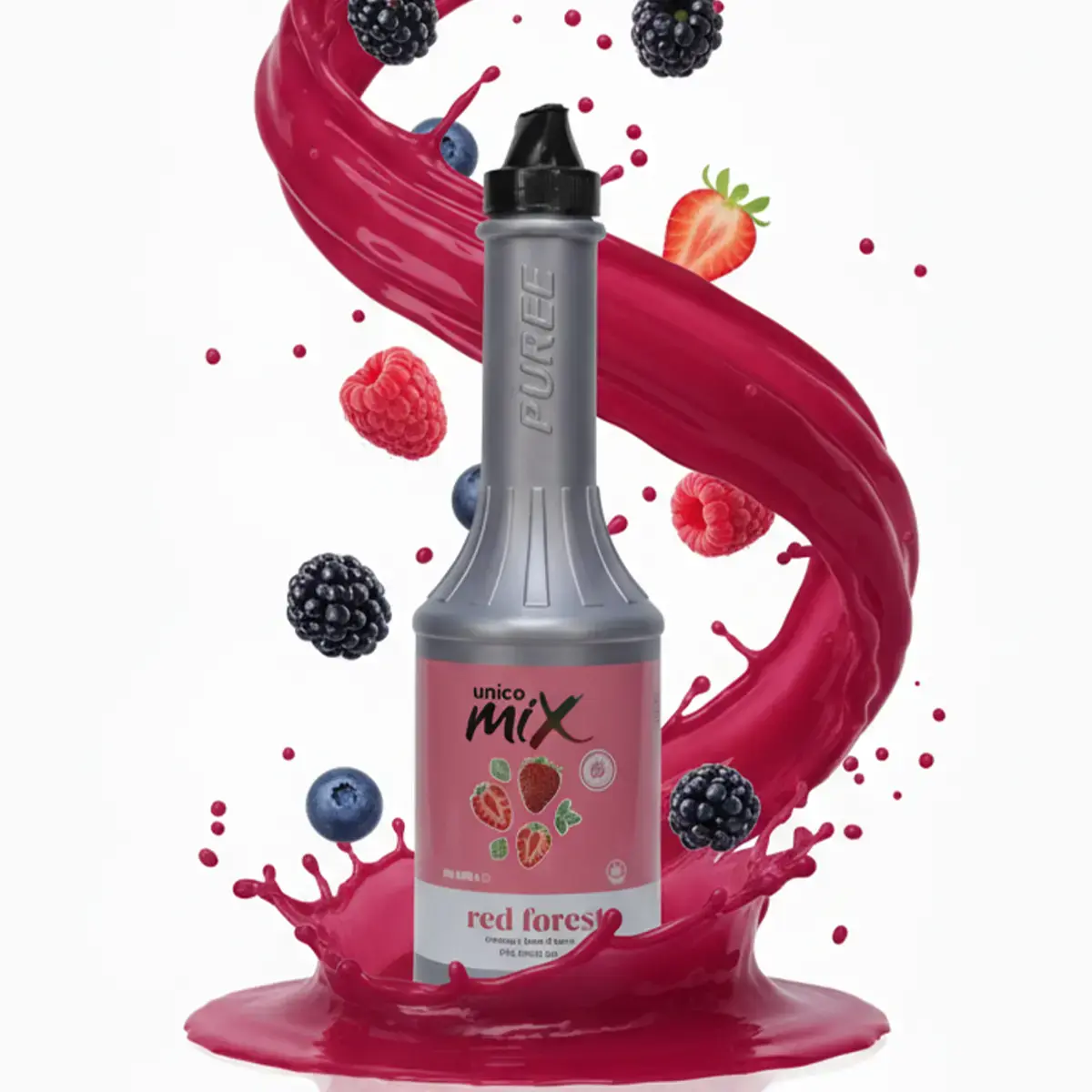 Unico Mix Red Forest Meyve Püresi-1150 gr