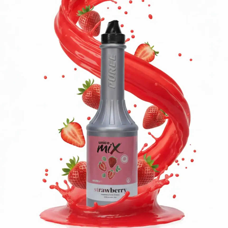 Unico Mix Çilek Meyve Püresi-1150 gr