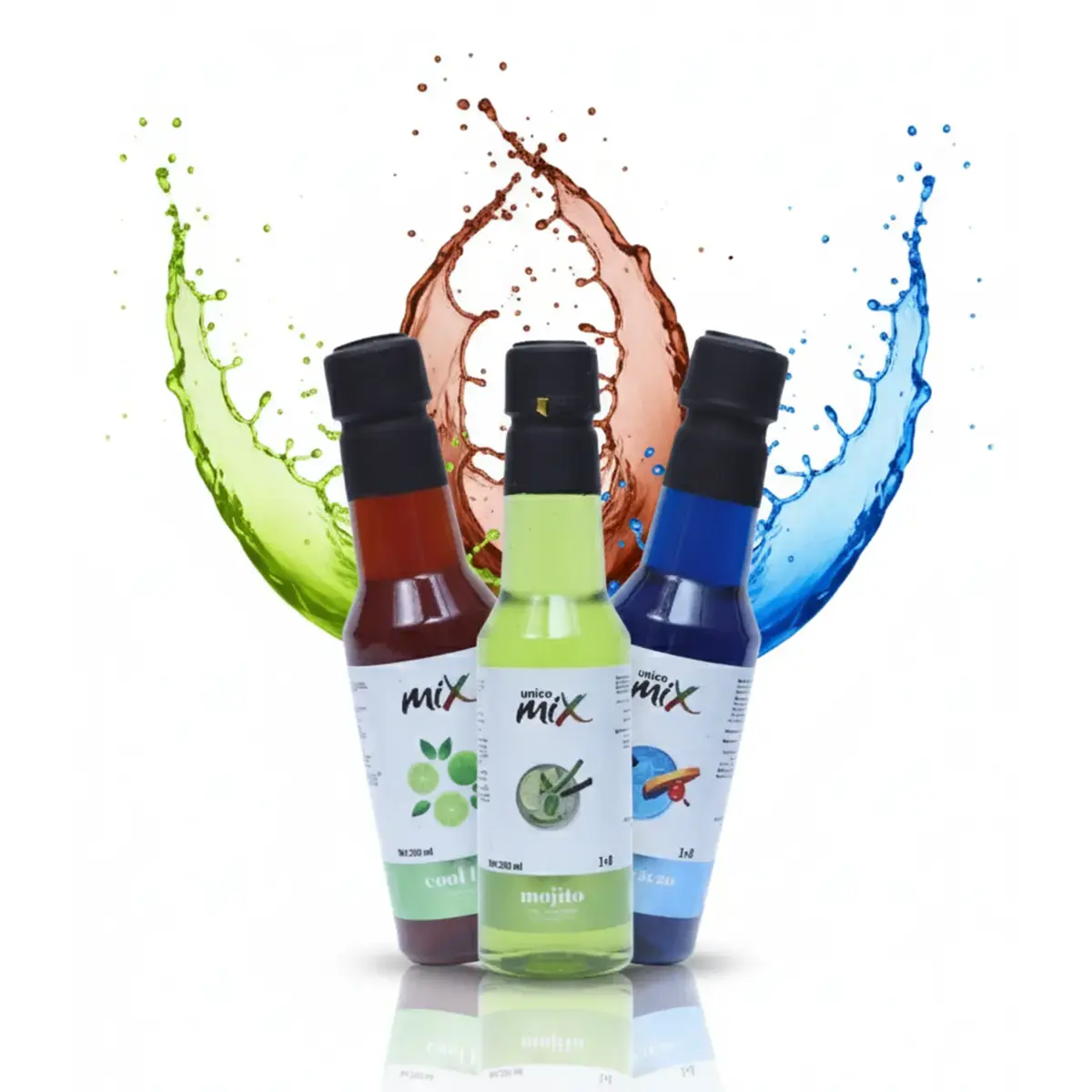 Unico Mix Summer Pack – Mojito, Blue Curaçao, Cool Lime